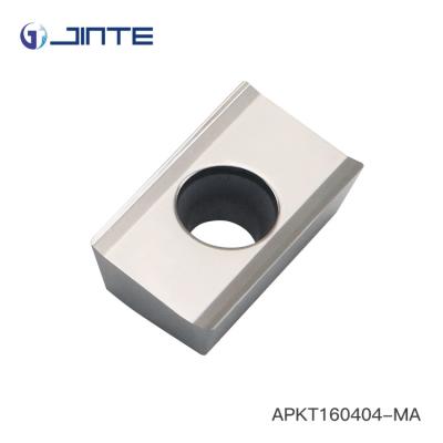 China Carbide Face Milling Indexable Carbide Inserts For Aluminum Cutting Tool APKT160404 for sale