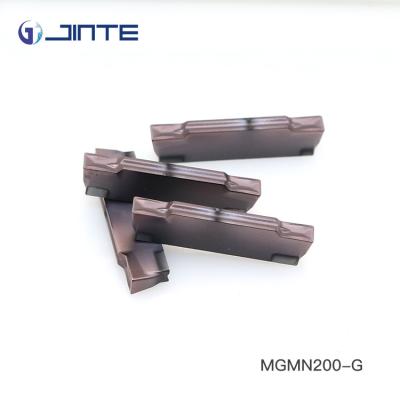 China MGMN200-G carbide cutting off and grooving inserts for stainless application for sale