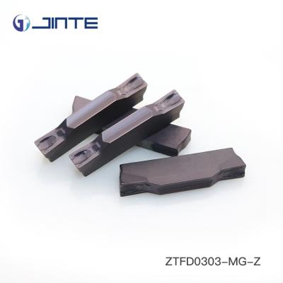 China ZTFD0303-MG carbide cutting off tools grooving and parting inserts for sale