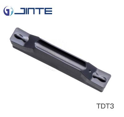 China TDT4 Carbide Grooving Inserts , Parting Inserts Grooving Cutter Wear Resistance for sale