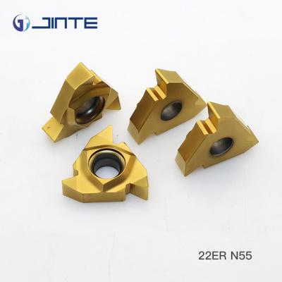 China 22IR N55 Internal Threading Inserts , Lathe Threading Tool Inserts ISO 9001 Approved for sale