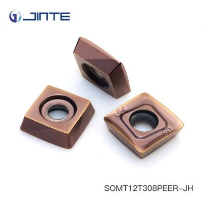 China SOMT12T308PEER - JH Carbide Milling Inserts For High Hardness Steel Milling for sale