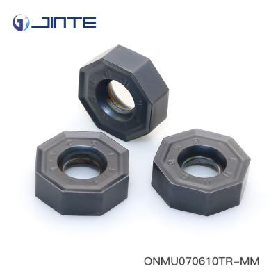 China Ultra High Versatility Carbide Cutter Inserts Steel Cutting Tools ONMU070610TR for sale