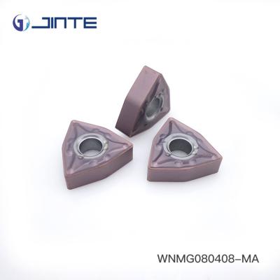 China WNMG080408 Carbide Turning Inserts , Tungsten Carbide Tip Inserts Heat Resistant for sale