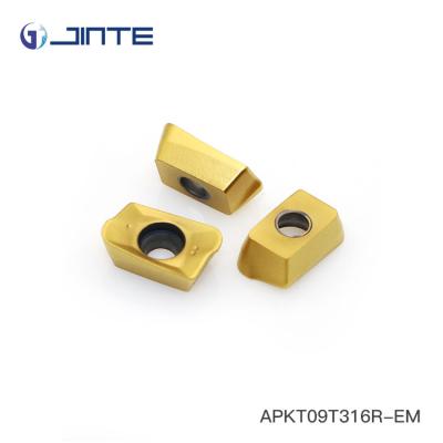 China Low Cutting Resistance Tungsten Carbide Insert Milling Cutters APKT09T316R - EM for sale