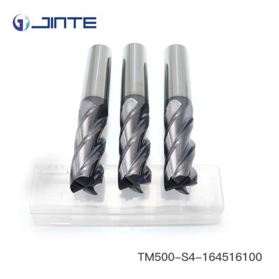 China HRC45-50 ISO CNC Tungsten Carbide End Mill 4 Flute Milling Cutter Tools for sale