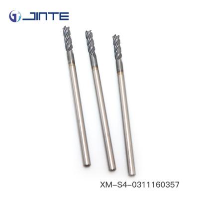 China Four Flutes Machines Tools Cnc End Mill Carbide Diameter 3mm For Milling Cutter for sale