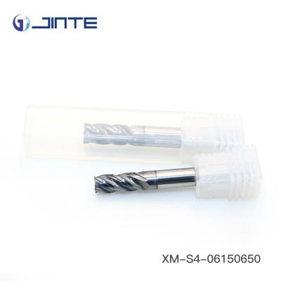 China Solid Carbide Cnc End Mill 4 Blade Flat Head Flute Milling Cutter 6*50 for sale