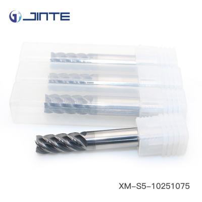 China 5 Flutes Solid Carbide Milling Cutters CNC Cutting Tools For Stainless Steel for sale