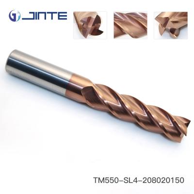 China 20mm 4 Flute Solid Carbide Square End Mill High Performance ISO Certified for sale