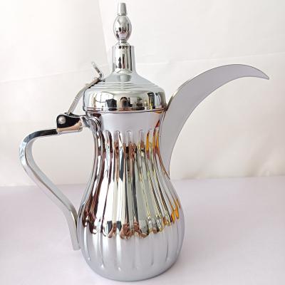 China Wholesale Traditional Arabic Dallah Stainless Steel Coffee Pot 26oz 32oz 40oz for sale