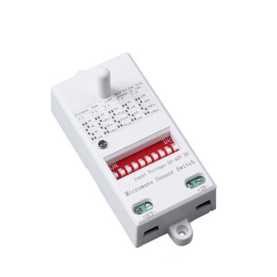 China DC12V 24V Dimmable Microwave Mini Rader Sensor Motion Sensor Microwave Detector for sale