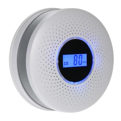 China Home Security System Carbon Monoxide Detector and Smoke Detector Combo Detector with Digital Display for sale