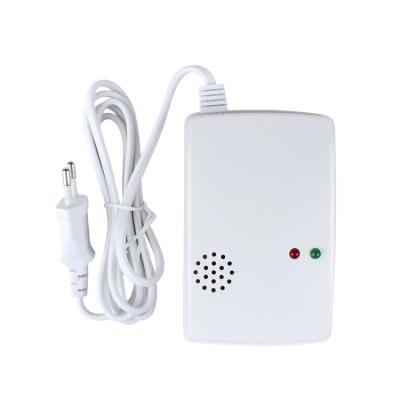 China Home Security System Gas Leak Detector Propane Butane Methane Natural Gas Combustible Security Alarm Sensor Warning EU Plug for sale