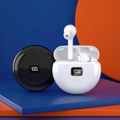 China Newest Mini Half Sports In-ear Headset Wireless Stereo Tws Bluetooth Airbuds Headphones In-ear Black White Color for sale