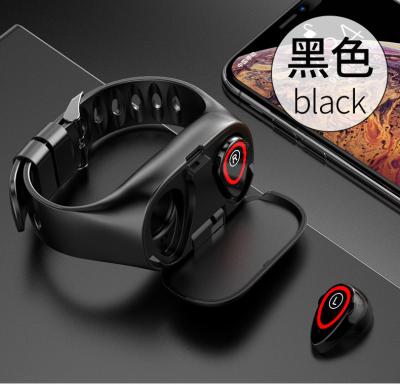 China Newest Arrival In-ear Waterproof Wireless Smart Watch With Earbuds Headset Bracelet Tws Smartwatch Earbuds for sale