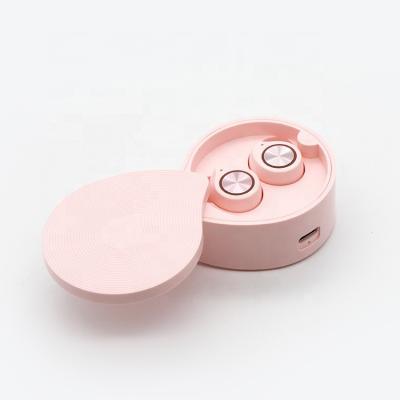 China Best New Earbuds Super Mini Cute Fashion Bluetooth Earphone 5.0 Green Pink TWS Earbuds Girls Wireless Headphones for sale