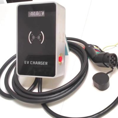 China China Supplier Wholesale AC Wallbox Aluminum Alloy Integrated Durable Ev Charging Station 197*90*320 for sale