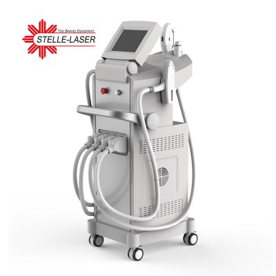 China Multifunction Acne Treatment Beauty Equipment Diode Lazer IPL Elight SHR ND YAG ND YAG Laser & RF for sale