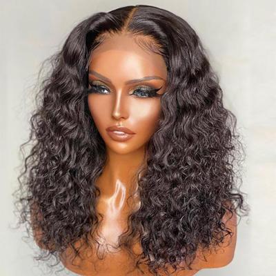 China Silky Straight Wave Cuticle Aligned Brazilian Hair Lace Front Wig Transparent Hd Full Lace Human Hair Wigs Virgin Hair Vendor for sale