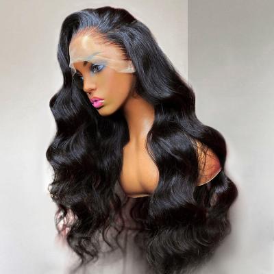 China Best Brazilian Remy Virgin Human Hair Body Wave Wigs Top Quality Human Hair Raw Lace Front Wigs for sale