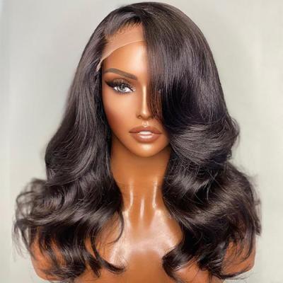 China Brazilian Remy Curly Hair Wig 4X4 13X4 13X6 100% Hd Silky Straight Front Wigs Indian Lace Frontal Wig 100% Hd Virgin Wave for sale