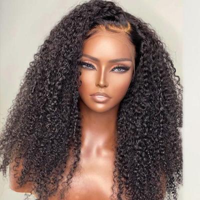 China Deep Hairline Natural Lace Frontal Wig Glueless 250 Density Hair Wigs Preplucked Wave Wig Pre Plucked for sale