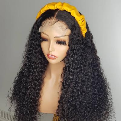 China Wholesale Remy Indian Hair Vendors Human Hair Wigs Hd Full Lace Virgin Kinky Curly Kinky Deep Front Wig With Baby Hair for sale