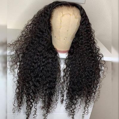 China 13*6 Lace Front Wig Transparent Swiss Deep Wave Human Hair Lace Front Wigs Brazilian Wigs 180% Density for sale