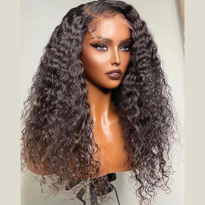 China Wholesale Deep Wave 150 40 Inch 13X4 13X6 Hd Full Lace Front Wigs Kinky Curly 100% Human Hair for sale