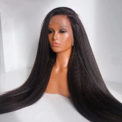 China 13X6 Lace Front Human Hair Wig Curly Straight Hair Bundles Deep Wave Hair Wig for sale