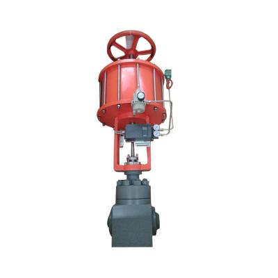 China Central Forging Attemperation Jet Control Valve With Piston Pneumatic Actuator Positioner for sale