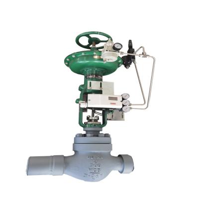 China Power plant Pneumatic actuated diaphragm type single-seated control valve for sale