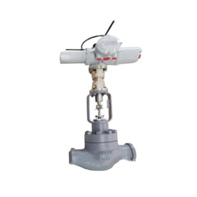 China Globe Type MONEL 400 Liquid Oxygen Gas Power Plant Body Material Control Valve for sale