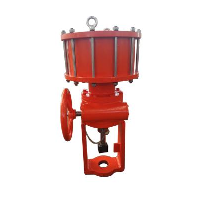 China Power Plant SideHand Wheel Tophand Wheel Diaphragm Pneumatic Actuator For Control Valve Globe Valve for sale