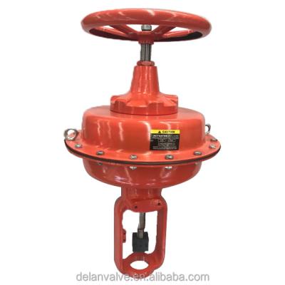 China Power Plants Pneumatic Actuator Actuator With Top Handwheel for sale