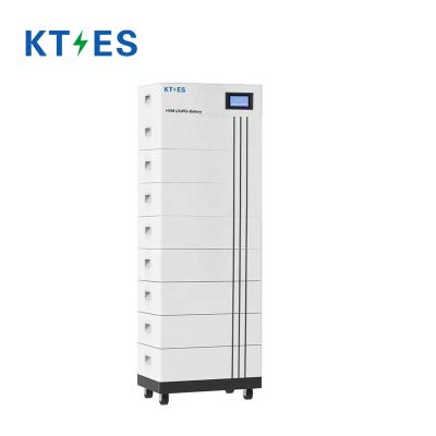 China KT ESS Lifepo Customized 384V 800AH Lithium Battery High Voltage System Stacked Battery Pack 38.4kwh/800AH for sale