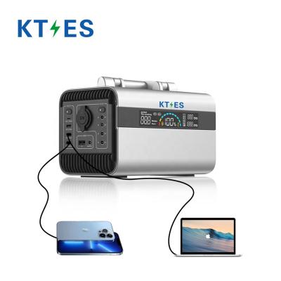 China Wireless Charging KT China factory portable electric power station  outdoor emergency-LCD display  portable solar generator power station for sale