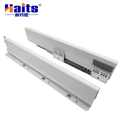 China Cabinet Metal Box Drawer Slide Concealed Drawer Rail Undermount Drawer Slides Soft End for sale