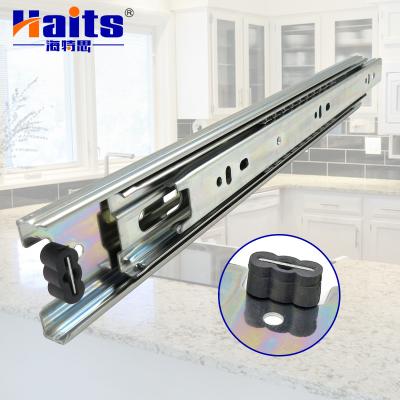 China Haits Ball Bearing Slides Traditional Heavy Duty Drawer Telescope Channel Drawer Slide Locking Full Extension Slide Rail Heavy Duty Drawer for sale