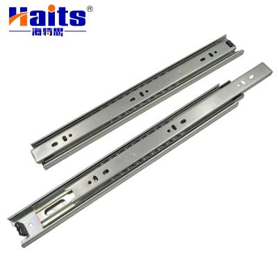 China Manufacturer 45mm Modern Professional Full Extension Ball Bearing 3 Fold Drawer Slides for sale