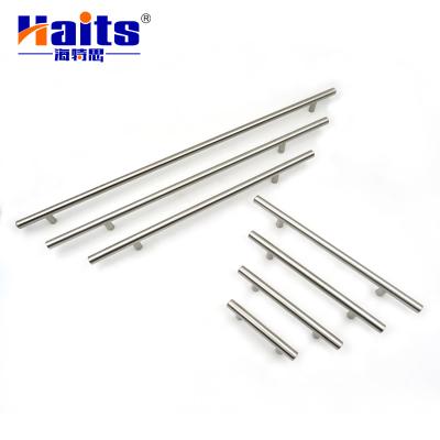 China Traditional Heavy 10mm 12mm Diameter Stainless Steel Solid T Bar Handles For Kitchen Cabinets for sale