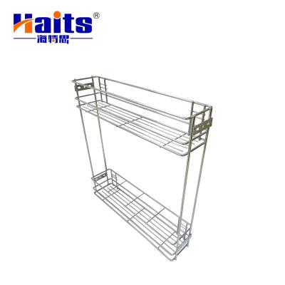 China Kichen Cabinet Haits Sliding Basket Organizer Drawer Stainless Steel Kitchen Pantry Cabinets Kitchen Corner Cabinet Basket for sale