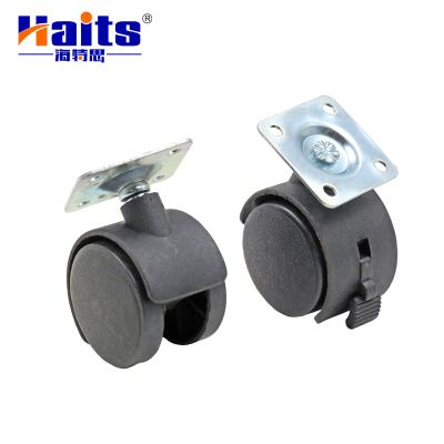 China Modern Office Hardware Furniture Caster 25/30/40 Mm Diameter Swivel Plate Casters For Furniture for sale