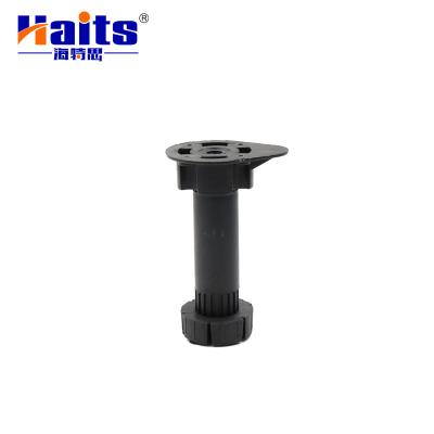 China Easy Installation Adjustable Plastic Leg Leveling Legs For Projector Sofa Leg Footings Furniture Hardware for sale