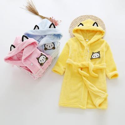 China New fashional QUICK DRY big hooded baby bathrobe for sale