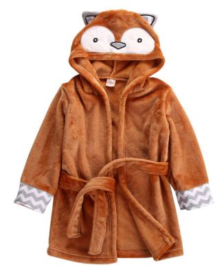 China Baby Breathable Animal Bathrobe Hooded Bathrobe for sale