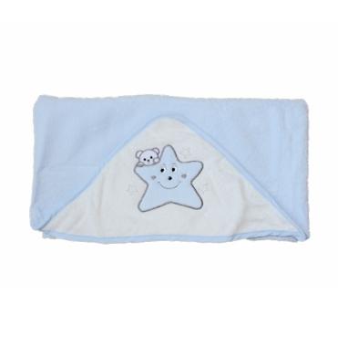 China PORTABLE Cotton Terry Toweling with Embroidery Design Hood Baby Hooded Towel for sale