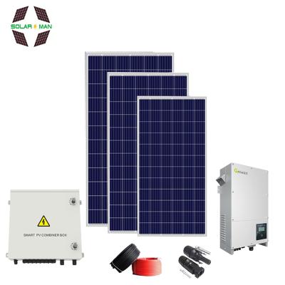 China Home Supplier Grid Tie Solar System 20KW On Grid Solar Power System FOR HOME Free Design Easy Installation Solar Panel System à venda