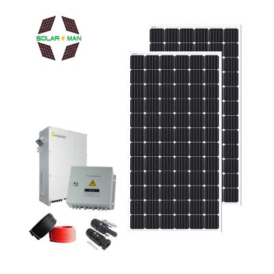 中国 10KW home on grid solar power system for sale china wholesale photovoltaic system with solar panel and inverter 販売のため